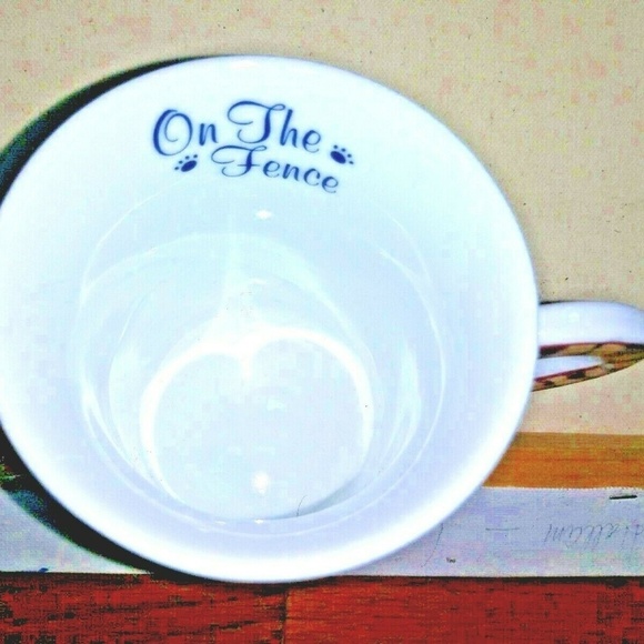 Comical Cats Mug Cup Danbury Mint 'On the Fence" - Picture 5 of 6